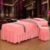 Massage Table Sheet Set Crystal Velvet Simple European Style Beauty Bedspread Four-Piece Thickening Universal Beauty Massage Bed Cover Beauty Bed Cover Massage Salon Bed Bedspread with ( 80*190cm) view 1