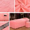 Massage Table Sheet Set Crystal Velvet Simple European Style Beauty Bedspread Four-Piece Thickening Universal Beauty Massage Bed Cover Beauty Bed Cover Massage Salon Bed Bedspread with ( 80*190cm) view 2