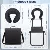 Home Mattress Top Massage Kit, Universal Massage Headrest for Bed, Adjustable Height up to 14.5", Deluxe Face Cradle Face Down Pillow, Home SPA Face Cushion Support Bracket with Portable Storage Bag view 2