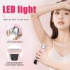 2-in-1 Bikini Trimmer for Women - Electric Razor & Pubic Hair Shaver with LED Light & Display, IPX7 Waterproof, USB-C Fast Charge, Travel Lock, Ceramic Blades for Body/Underarm/Leg, Painless Grooming view 4