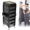 Salon Trolley Rolling Hairdressing Beauty Tool Storage with 6 Drawers Hair Dryer Service Tray for Spa Makeup view 1
