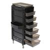 Salon Trolley Rolling Hairdressing Beauty Tool Storage with 6 Drawers Hair Dryer Service Tray for Spa Makeup view 3