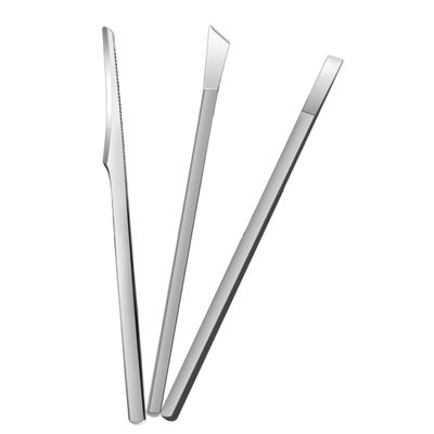 DEARMAMY 3pcs Multi-Functional Pedicure Tool Foot Scraper Nail Care Tools Cuticle Remover