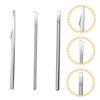 DEARMAMY 3pcs Multi-Functional Pedicure Tool Foot Scraper Nail Care Tools Cuticle Remover view 2