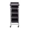 Salon Trolley Rolling Cart with 4 Drawers Hair Dryer Service Tray Tool Storage Cart for Salon SPA Beauty Hairdressing view 3