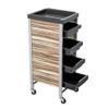 Salon Trolley Rolling Cart with 4 Drawers Hair Dryer Service Tray Tool Storage Cart for Salon SPA Beauty Hairdressing view 4