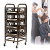5 Tiers Salon Hairdresser Trolley with Hair Dryer Holder Professional Beauty Tool Storage Cart for Massage Barbershop view 1