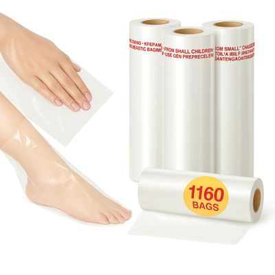 Paraffin Wax Bags for Hands and Feet, 1160 Count 11x14 Inch Plastic Liners, Refill Socks and Gloves for Paraffin Bath, Wax Treatment Mitt Covers for Paraffin Wax Machine