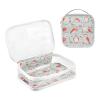 2 Pack Clear Decorative Toiletry Bags for TSA Approved Cute Tree Bird Owl Red Multifunctional Makeup Bag Small Mens Shaving kit Bolsa de maquillaje view 3