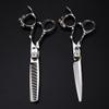 Hair Cutting, 6 Inch Professional JP 440c Steel Upscale Scissor Ring Cutting Barber Haircut Thinning Hairdresser Set view 2