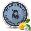 Striking Viking Beard Balm for Men - Leave in Beard Conditioner - Styling Balm Made with Naturally Derived Beard Butter, Argan & Jojoba Oils (2 Ounce (Pack of 1), Bergamot Thunder) view 1