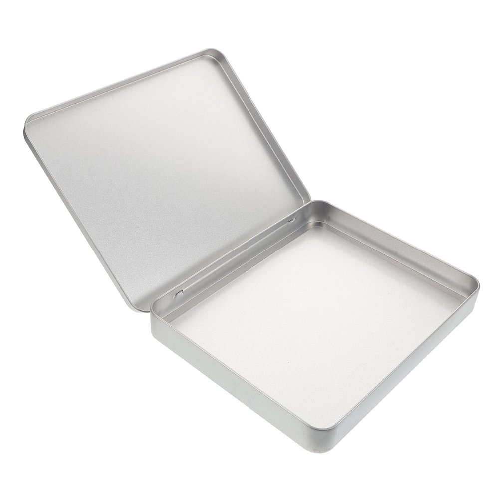 DECORNIJIA Magnetic Eyelash Storage Box Reusable Lash Organizer Metal Tin Case for Natural Lashes Portable Makeup Storage Box