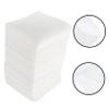 Beaupretty 100pcs Microfiber Drying Towel Hair Towels for Women Disposable Salon Foldable Design for Travel Facial Cleaning view 4