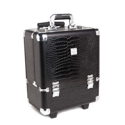 LSSOAZZVVN Aluminum Alloy Cosmetic Case Trolley with Wheel Beauty Vanity Case Salon Toolbox Multi-Layer Nail Storage Box (2)