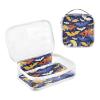 2 Pack Clear Decorative Travel Toiletry Bag TSA Approved Bats Colorful Multifunctional Makeup Bag Small Shaving Essentials Bolsa de almacenamiento view 3