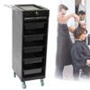Salon Trolley 6 Tiers with Hair Dryer Holder Professional High Capacity Beauty Tool Storage Cart for Massage Hairdresser view 1