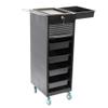 Salon Trolley 6 Tiers with Hair Dryer Holder Professional High Capacity Beauty Tool Storage Cart for Massage Hairdresser view 3