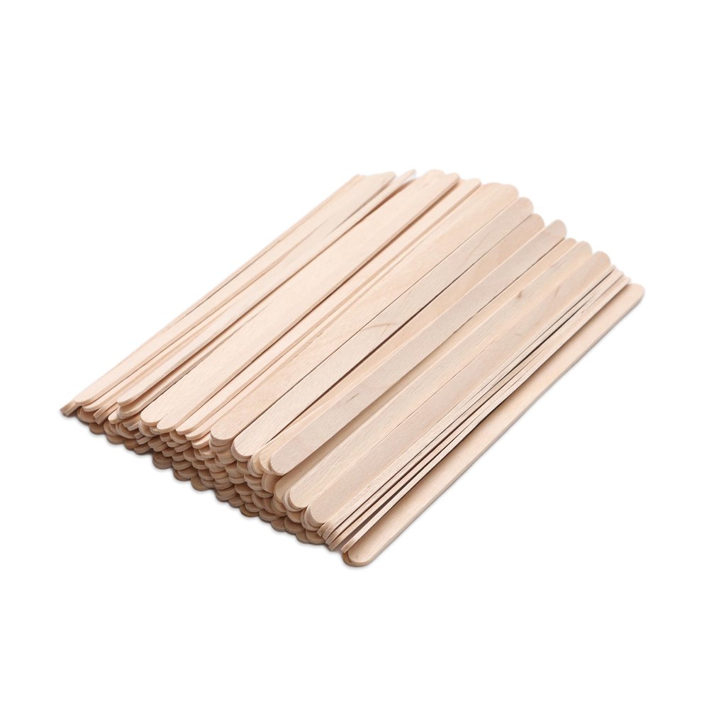 200/500/1000pcs Wood Craft Sticks Eyebrow Waxing Sticks Small Face Wax Spatulas Applicator Popsicle Sticks for Crafts,Coffee Stirrer Stick,DIY Wood Crafts for Home Art Projects (140 * 6 * 1.3mm)
