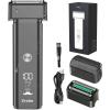Electric Razor for Men Face,2 Adjustable Speeds Foil Shavers for Men for Beard/Face Beard Trimmer Waterproof Wet & Dry with 3 Floating Blade LED Display USB-C Fast Rechargeable for Travel Home view 1