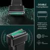 Electric Razor for Men Face,2 Adjustable Speeds Foil Shavers for Men for Beard/Face Beard Trimmer Waterproof Wet & Dry with 3 Floating Blade LED Display USB-C Fast Rechargeable for Travel Home view 3