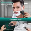 Electric Razor for Men Face,2 Adjustable Speeds Foil Shavers for Men for Beard/Face Beard Trimmer Waterproof Wet & Dry with 3 Floating Blade LED Display USB-C Fast Rechargeable for Travel Home view 4