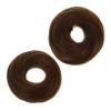 AUTSUPPL 2pcs Donut Hair Bun Holders Natural Look Hair Extensions Scrunchies for Women and Girls Easy to Use Synthetic Hairpieces Light Brown view 1