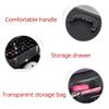 LSSOAZZVVN Two-Layer Rolling Makeup with Mute Caster Professional Large Capacity Nail Beauty Trolley Cosmetic Case, (Black) view 2