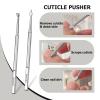 IBUNEERLY Manicure Set, Nail Cutters Set with Travel Leather Case, Professional Manicure Tools for Thick Nail & Ingrown Nail, Nail Cutters for Men and Women, Silver view 4