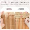 MY-LADY Halo Hair Extensions Real Human Hair for Women Golden Brown & Light Blonde Clip in Remy Hairpiece with Adjustable Invisible Wire 18 Inch 80G view 3