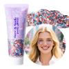 DAGEDA Red White Blue Body Glitter, 4th of July Outfits Accessories for Women, USA Flag Face Glitter Makeup, Fourth of July Patriotic Independence Day Hair Accessories Party Costumes view 1
