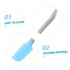 WRITWAA Hair Removal Waxing Kit Non-stick Silicone Spatula Waxing Sticks for Hard Wax for Home Travel view 3