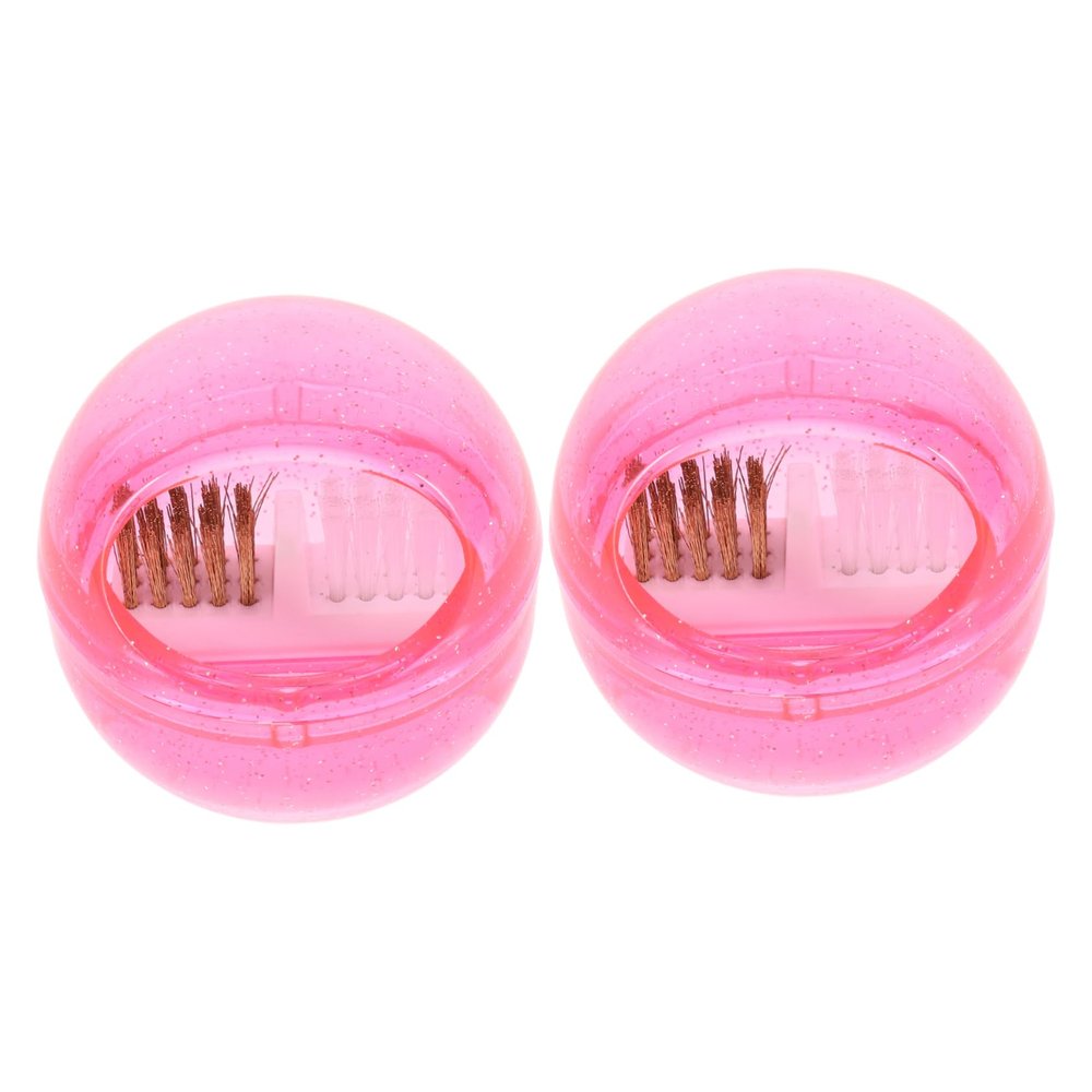 HONMEET 2pcs Professional Nail Drill Bit Cleaning Brush Set Nail Drill Bits Brush for Dust- Cleaning