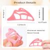 NFAMRZCAR 2PC Eyeshadow Stencil 2025 New 5 in 1 Silicone Eyeshadow Tool,Reusable Eye Makeup Aid Stencils,Eye Makeup Aid, for Make Up Beginners&Women (Pink) view 3