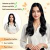 TESSHAIR Thick Halo Hair Extensions Straight, 100% Real Human Hair,No Tangle & Smooth,Invisible Wire Extensions for Women,100g,20 Inch #60 Platinum Blonde view 4