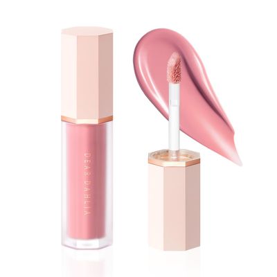 DEAR DAHLIA Petal Drop Blush (Softie) - Vegan Liquid Blush with Soft, Watercolor-like Finish. Sheer to Buildable Color for a Dewy, Natural Flush. Long-Wear Comfort. Korean Makeup for Cheeks. 0.14 oz