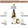 AOS Products 100% Pure and Natural Virgin Liquid Coconut Carrier Oil - Moisturizing, Lightweight and Deeply Nourishing - Promotes Healthy, Softer Skin & Hair - Hydrating - 1.01 oz/30Ml view 2