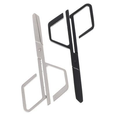 HAKIDZEL 2pcs Facial Hair Removal for Women Grooming Scissors Men Safety Nose Hair Scissors