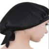 DJJSDMY Silk Bonnet Mulberry Silk Sleep Cap for Women Hair Care 19 Momme Silk Night Bonnet(Grey) view 4