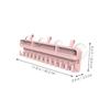 ELAYARD Hair Extension Holder Multi-layer Hanger for Styling Washing and Drying Soft Silicone Rack for Home and Salon Use No Drill Wall Mount Space-saving Organizer view 2