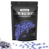 Brazilian Wax Beads 0.6lb for Sensitive Skin, Lavender Scented Hard Wax Beans for Coarse and Fine Hair Removal on Face, Bikini, Body, Professional Stripless Salon & Home Kit Refill view 1