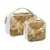 2 Pack Clear Decorative Toiletry Bag Large TSA Approved Red and Gold Chinese New Year Deer Multifunctional Cosmetic Bag Travel Mens Shaving kit de maquillaje para view 2