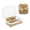 2 Pack Clear Decorative Toiletry Bag Large TSA Approved Red and Gold Chinese New Year Deer Multifunctional Cosmetic Bag Travel Mens Shaving kit de maquillaje para view 3
