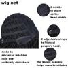 BIBHAIR Dreadlock Wigs Short Twist Braiding Synthetic Hair 8 Inches Color 1B Afro Curly Faux Locs Wig for Women and Men view 4