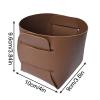 1Pcs PU Leather Storage Box Nordic Desktop Decorate Jewelry Keys Display Tray Makeup Organizer Container Plants Holder Makeup Brush Storage Box view 2