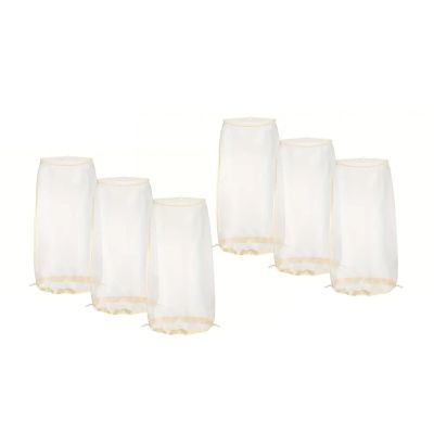 6Pcs Portable Wigs Storage Bags Adjustable Wigs Bag With Drawstring Travel Wigs Protector Professional Wigs Organized