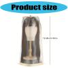 6Pcs Portable Wigs Storage Bags Adjustable Wigs Bag With Drawstring Travel Wigs Protector Professional Wigs Organized view 3