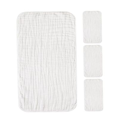 DEARMAMY 4pcs Washcloths Quick-Drying Cotton Towels for Newborn Face Washing Highly Absorbent and Breathable for Daily Use and Showers