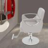 360 Rotatable Hairdressing Chair, Hydraulic Barber Chair, Reclining Salon Hair Chairs with Height Adjustable, Aluminium Alloy Footrest, Beauty Spa Cosmetology Shampoo Equipment (Light Grey) view 2