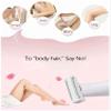 Datianu Epilator, Wet & Dry Electric Hair Removal, Rechargeable Lady Cordless 3 in 1 Shaver Women's Razor Bikini Trimmer for Leg Armpit Hair Wet and Dry Waterproof view 3