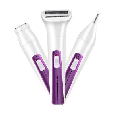 Datianu Epilator, Three-in-One Hair Removal for Women, Wet & Dry, Womens Shaver & Trimmer, Cordless, Rechargeable